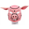 Generique Cagoule Tête de cochon Pig Hood Rose